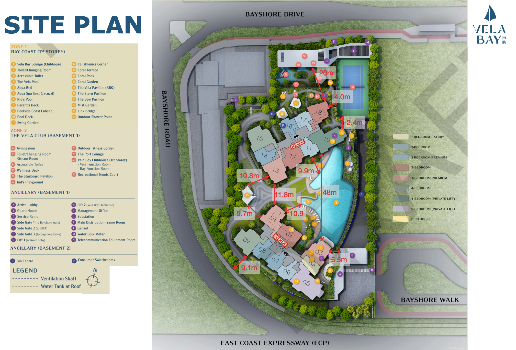 Vela Bay Site Plan Details